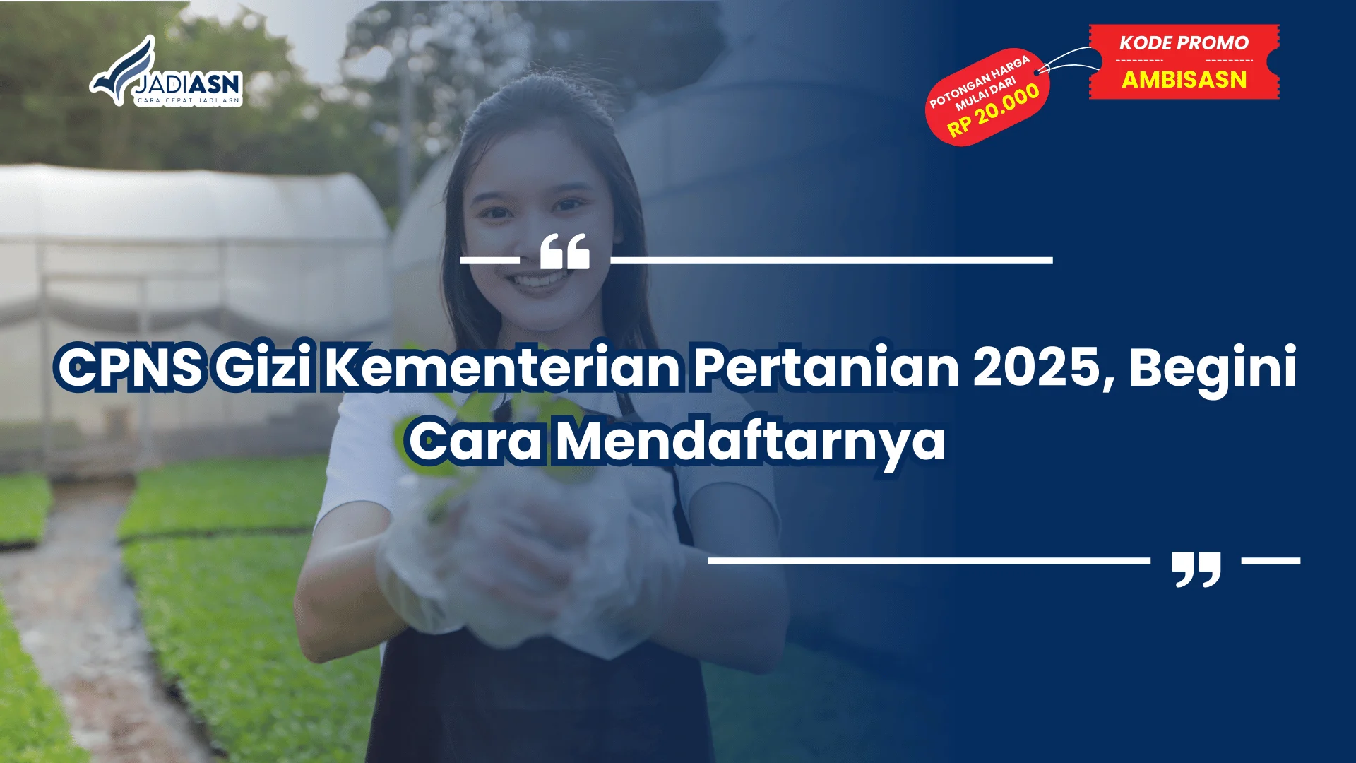 CPNS Gizi Kementerian Pertanian 2025