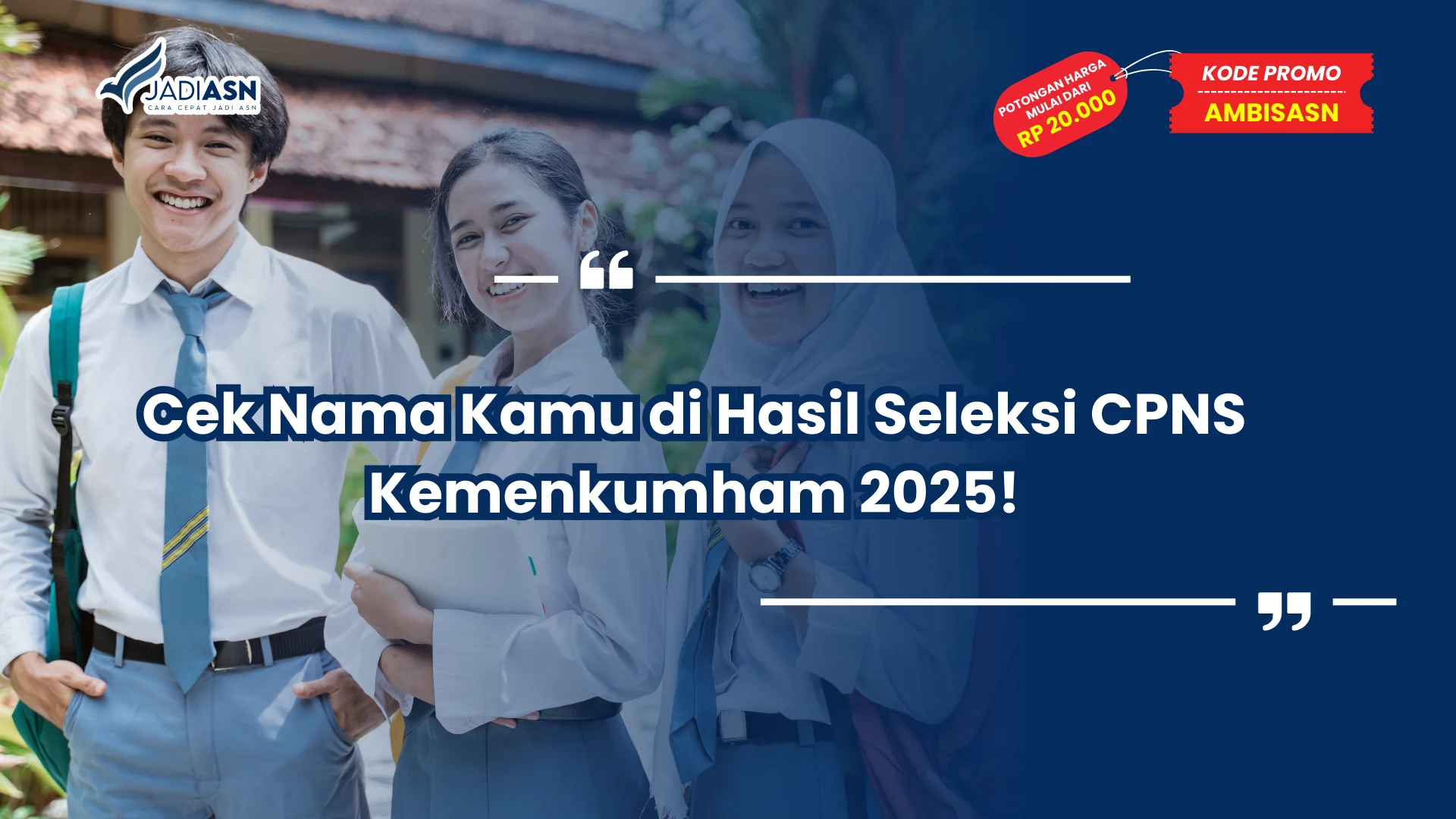hasil seleksi cpns kemenkumham 2025