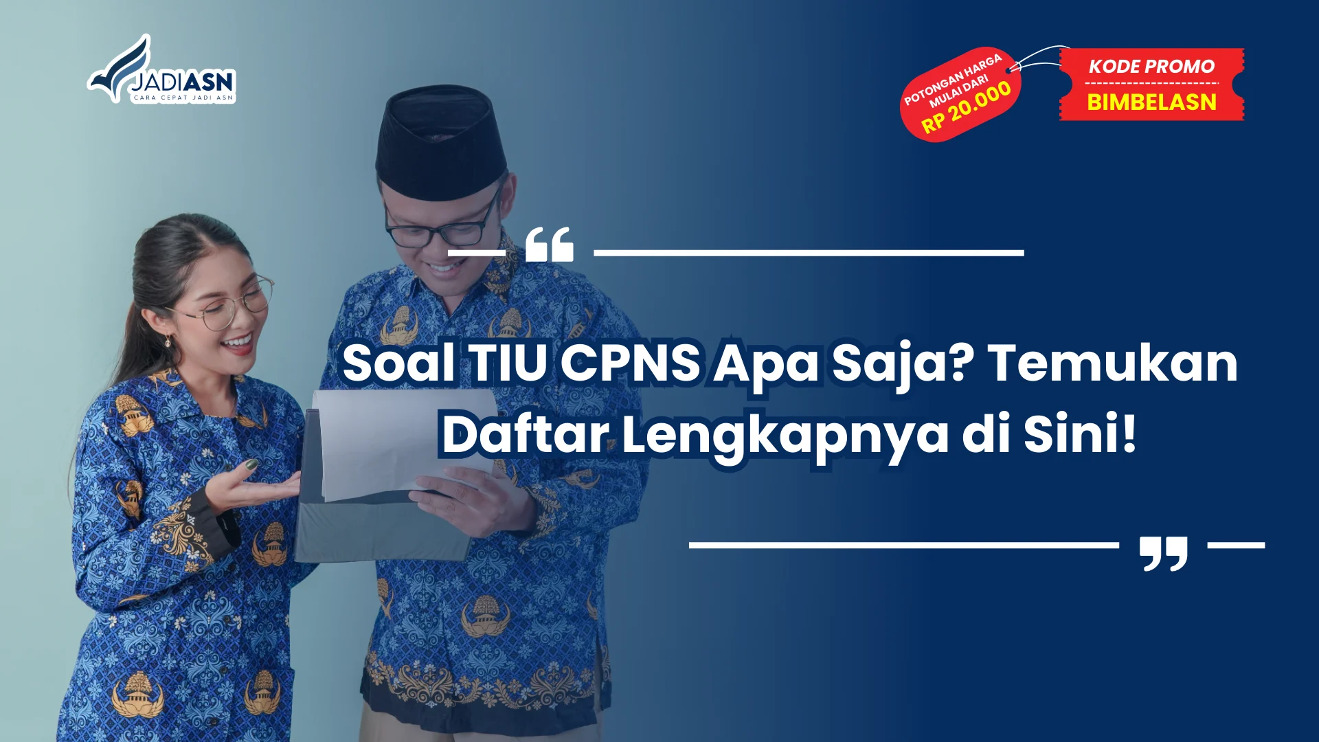 Soal TIU CPNS Apa Saja