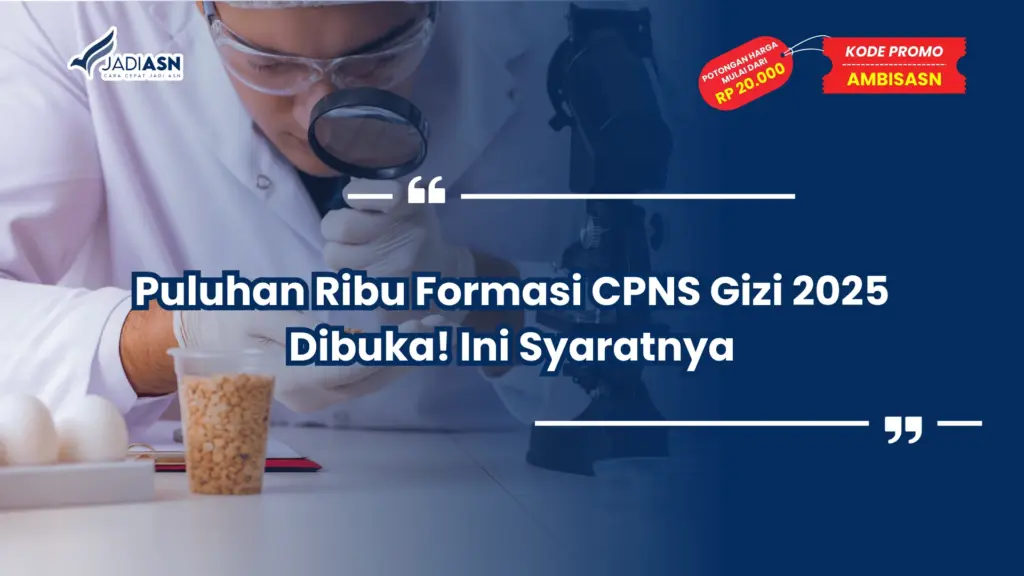 Formasi CPNS Gizi 2025