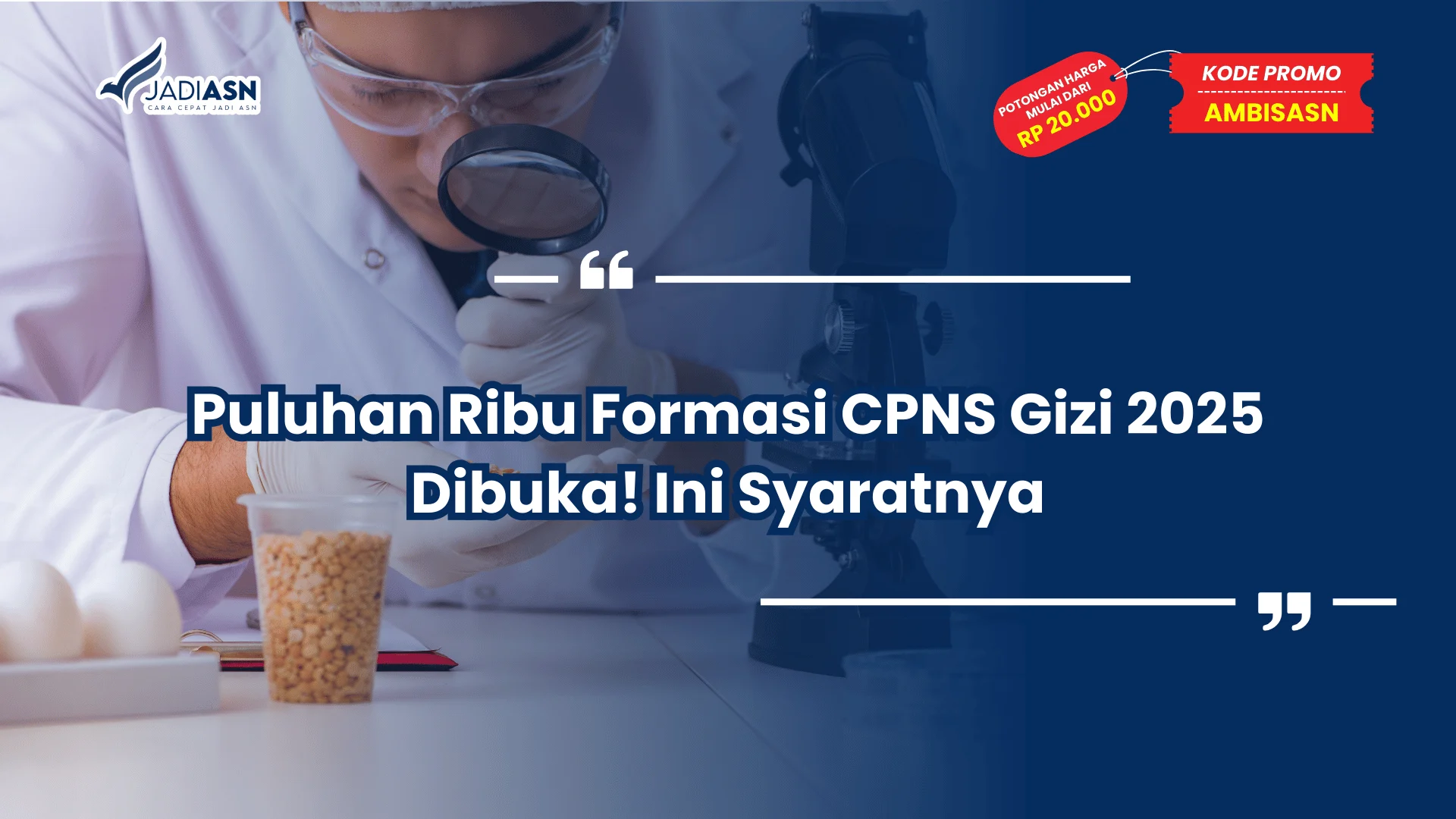Formasi CPNS Gizi 2025