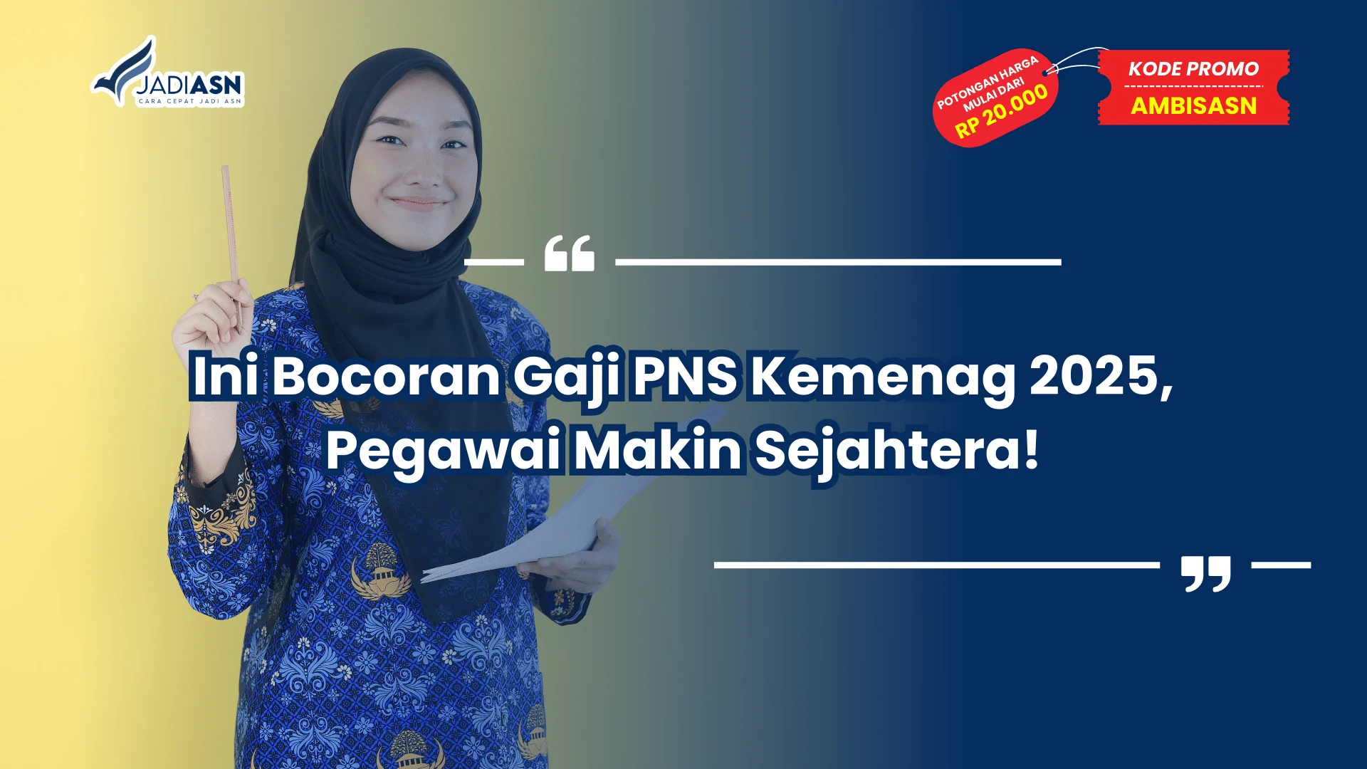 Gaji PNS Kemenag 2025