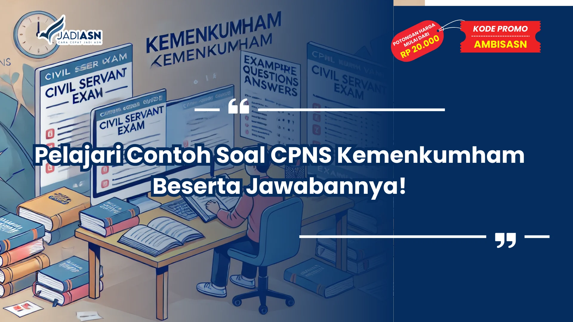 Contoh Soal CPNS Kemenkumham Beserta Jawabannya