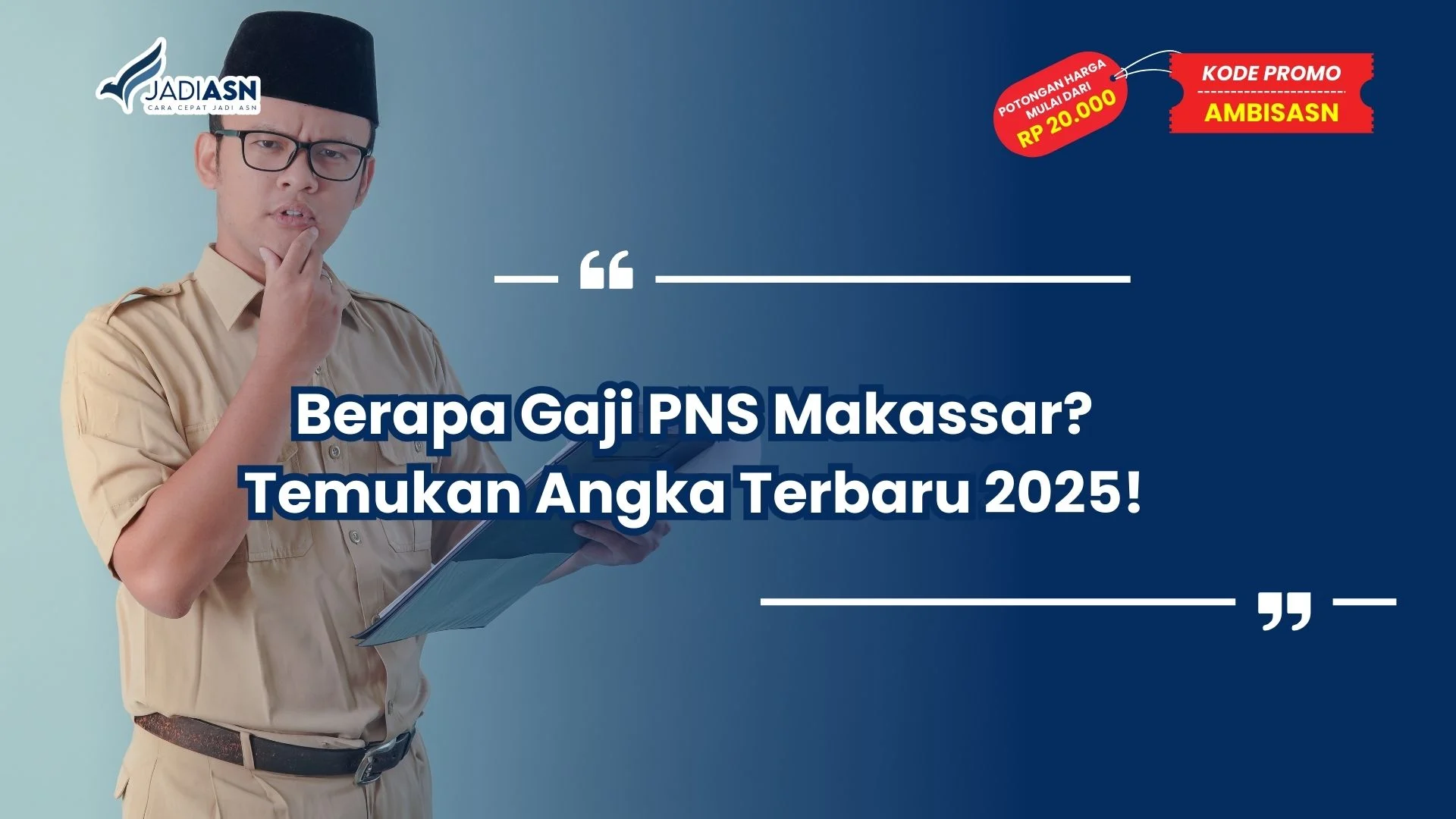 berapa gaji pns makassar