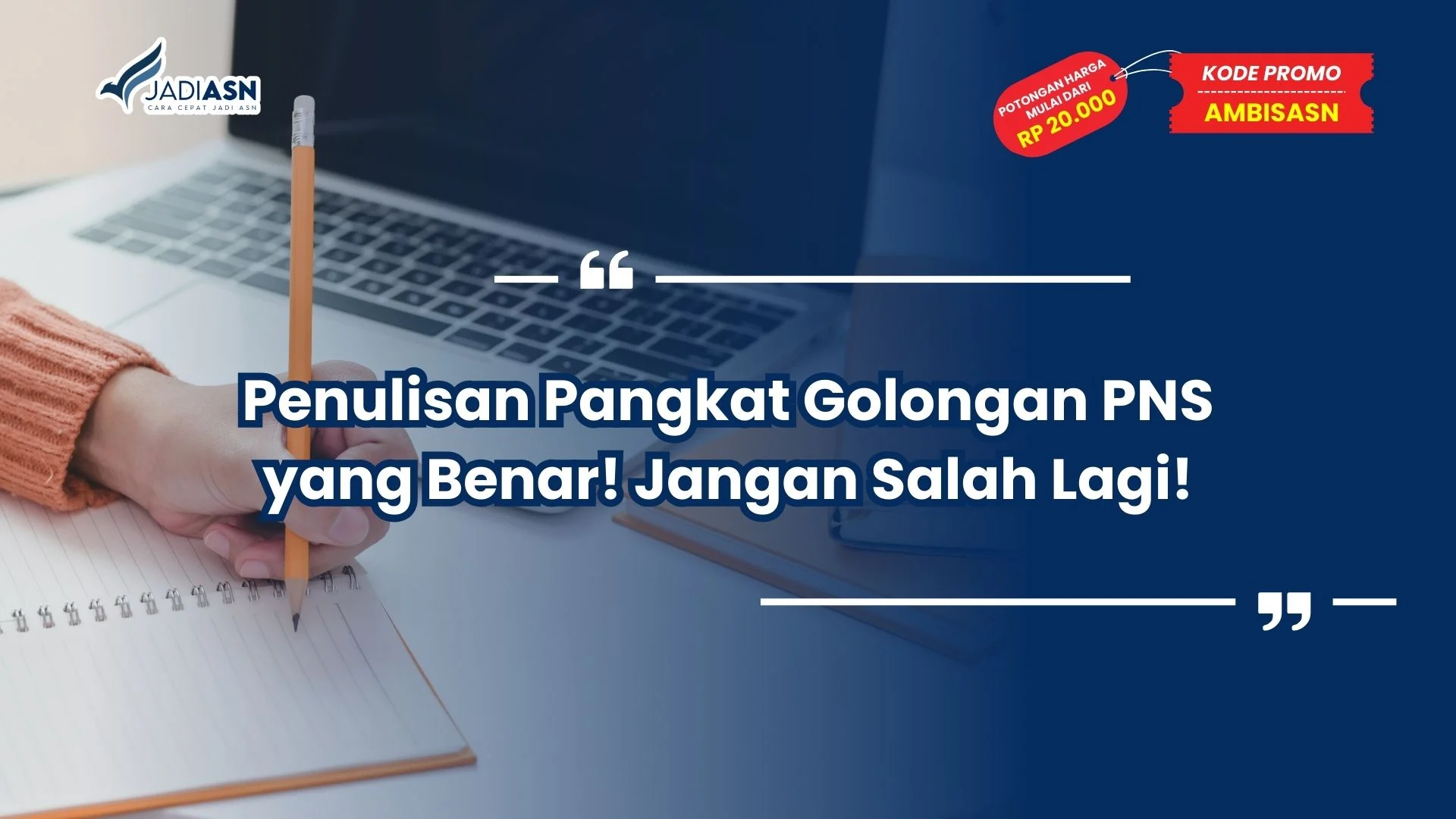 penulisan pangkat golongan pns yang benar