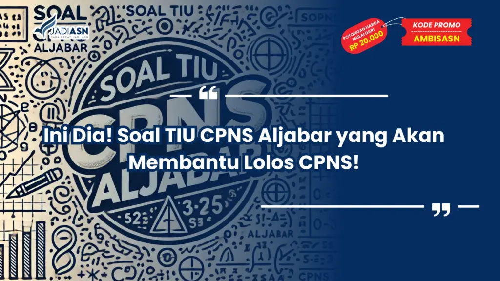 Soal TIU CPNS Aljabar