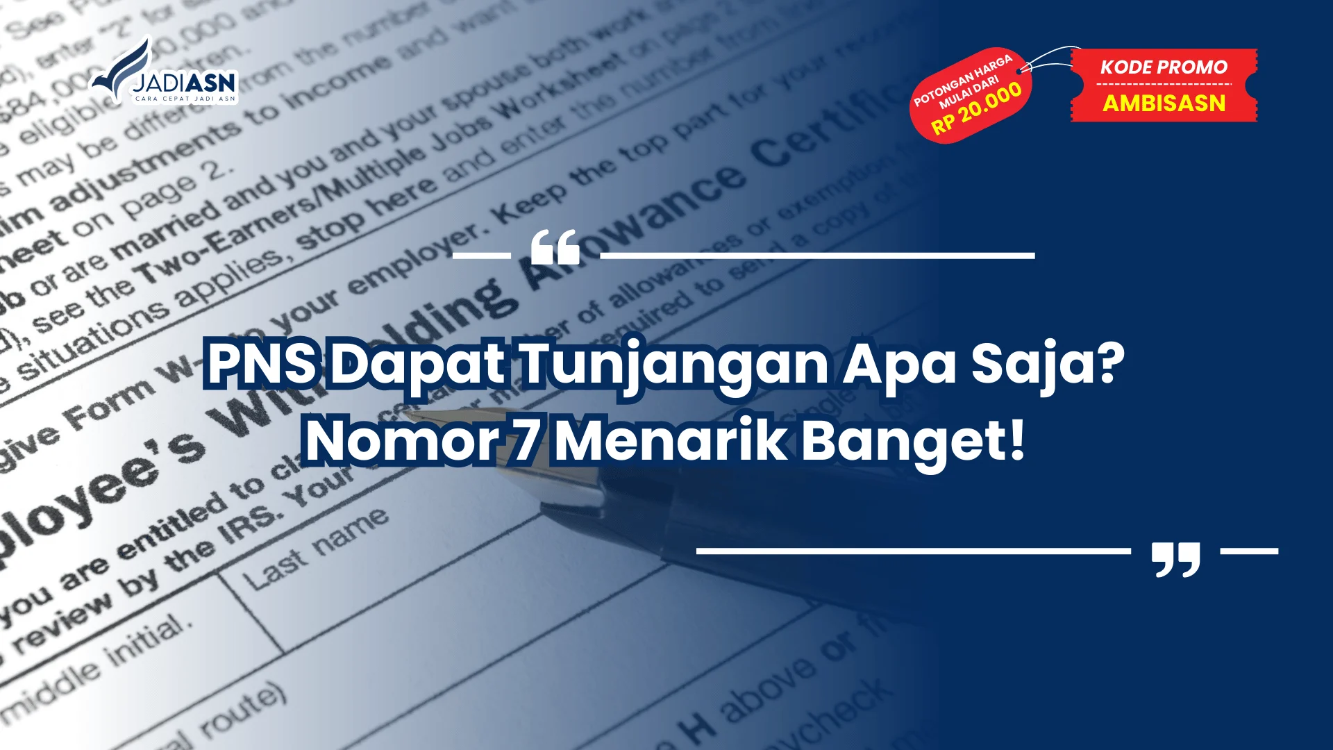 PNS Dapat Tunjangan Apa Saja
