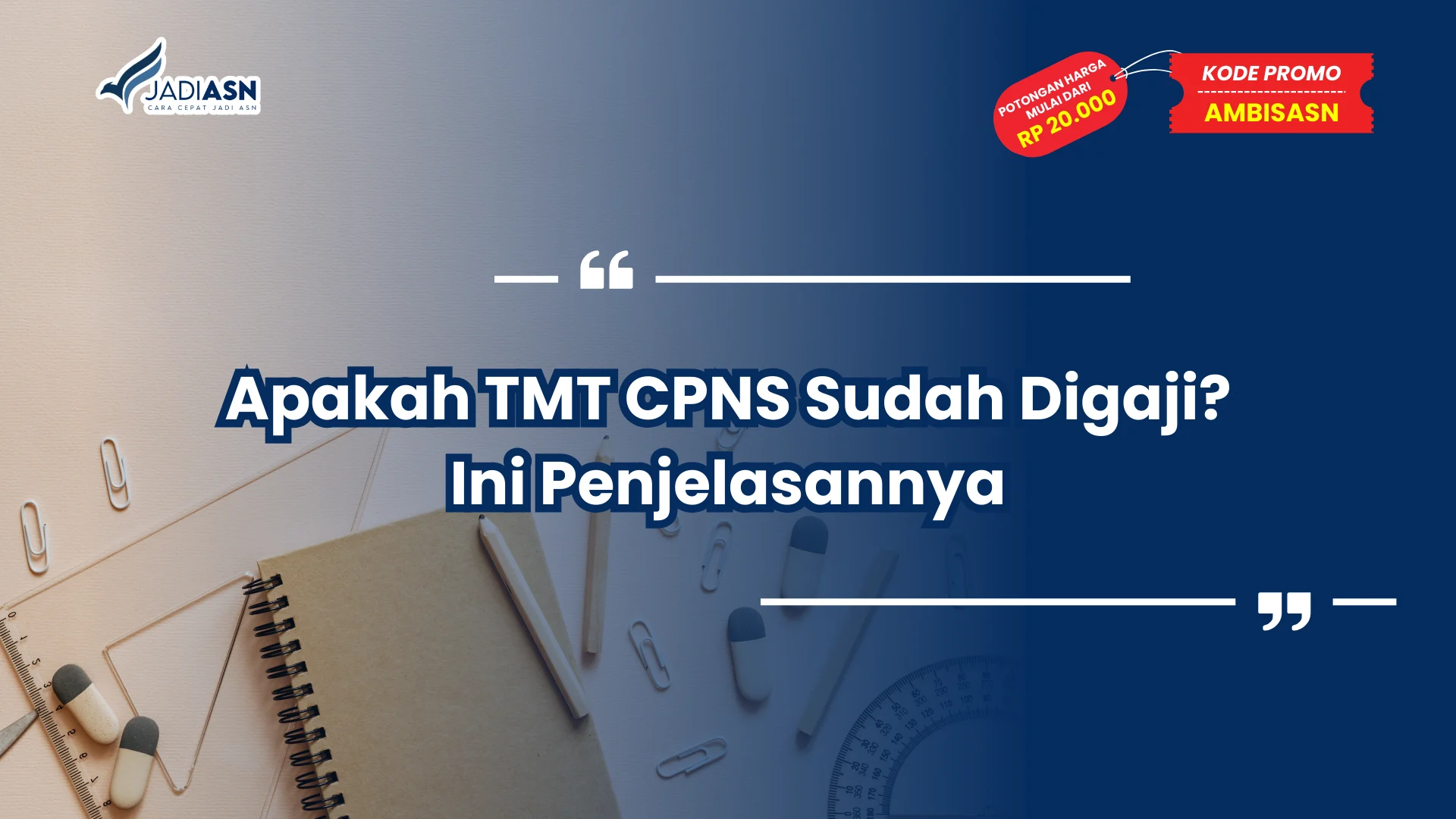 apakah tmt cpns sudah digaji