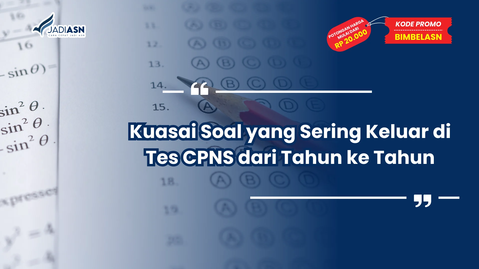 Soal yang Sering Keluar di Tes CPNS