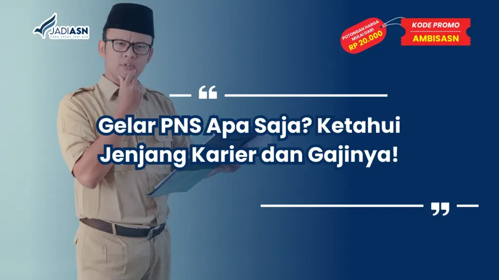 gelar pns apa saja