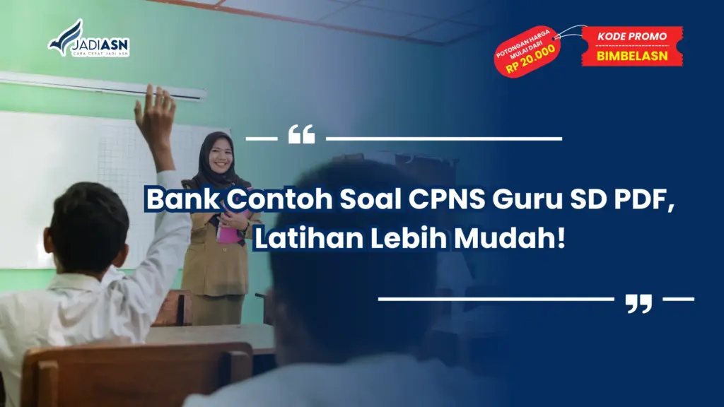 Contoh Soal CPNS Guru SD PDF