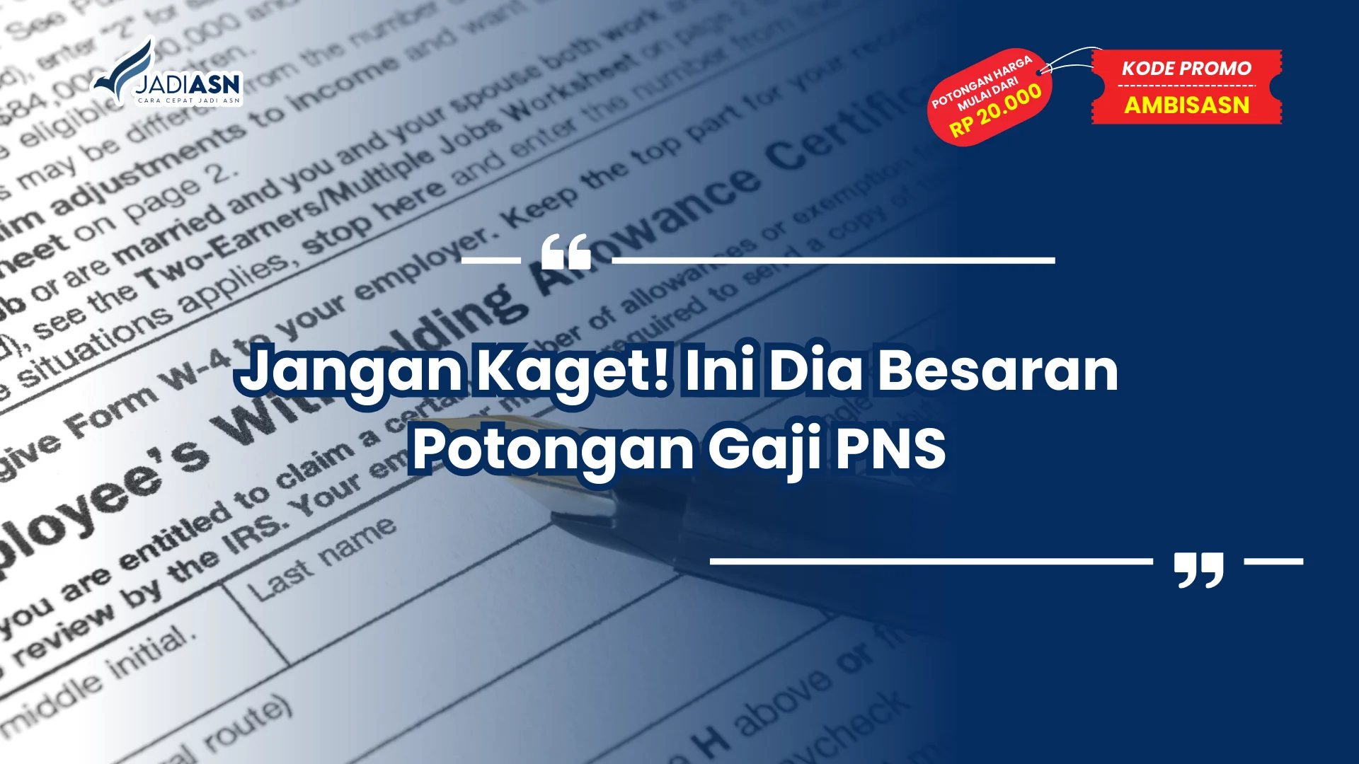 potongan gaji pns apa saja