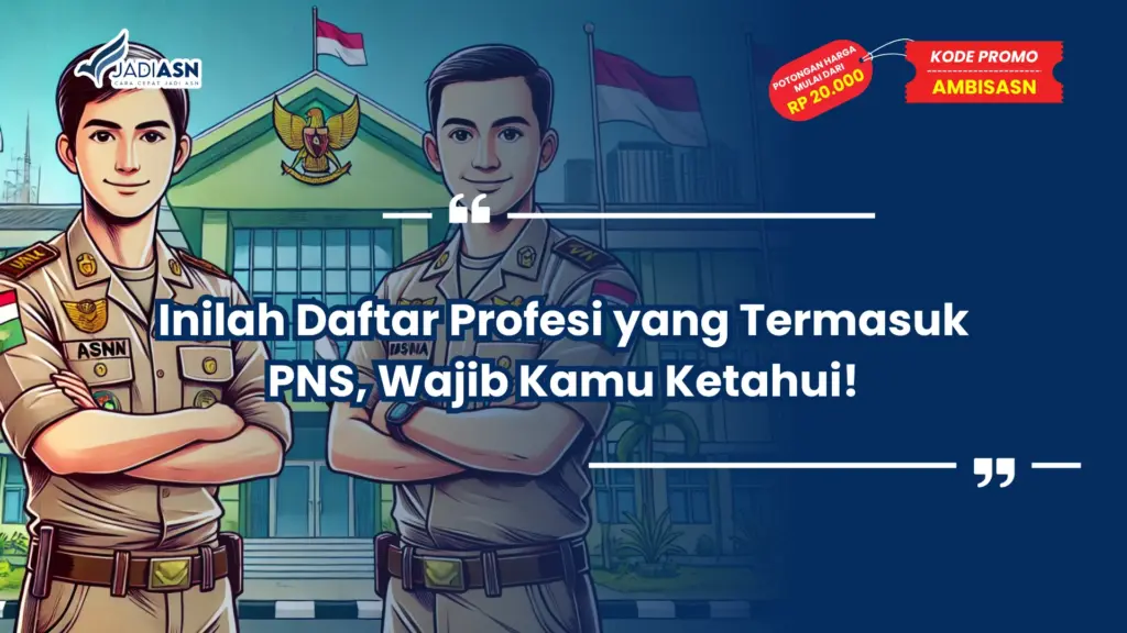 profesi apa saja yang termasuk pns