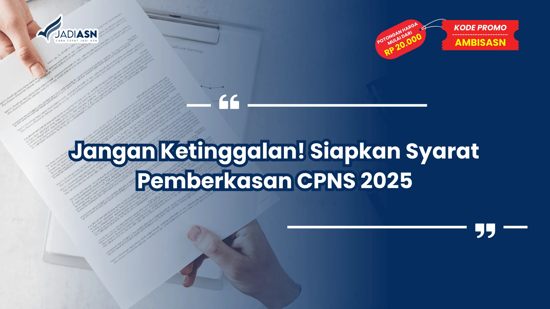 Syarat Pemberkasan CPNS 2025