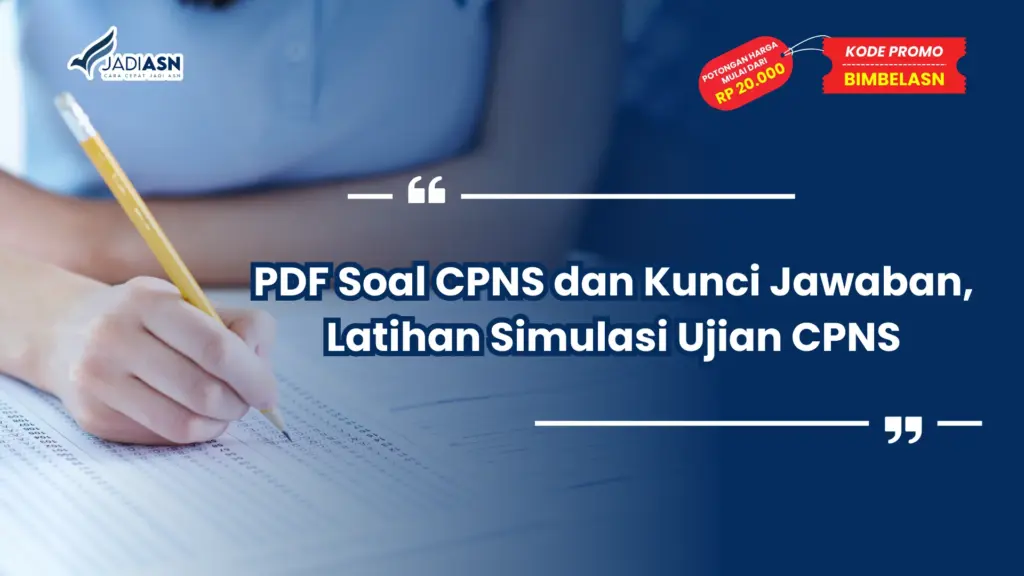 PDF Soal CPNS dan Kunci Jawaban
