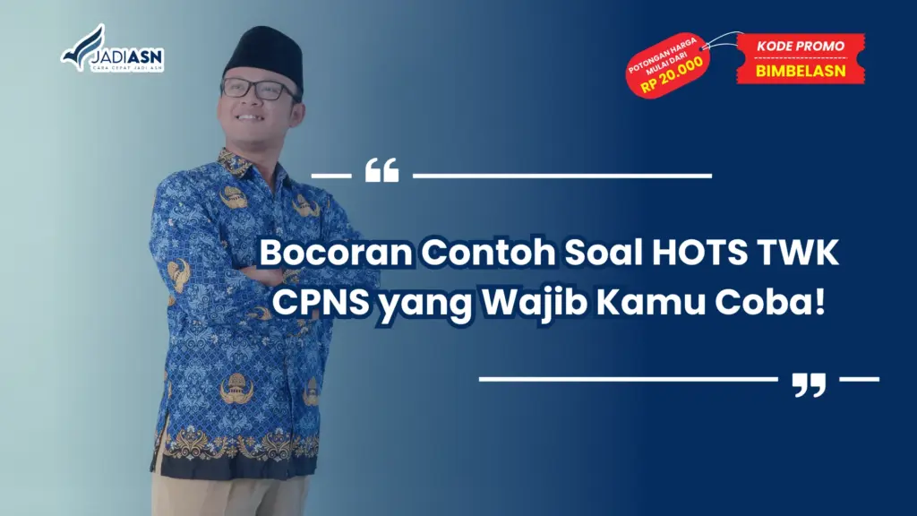 Contoh Soal HOTS TWK CPNS