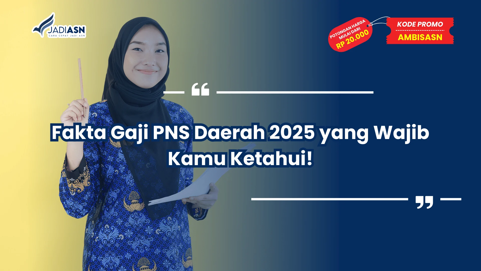 gaji pns daerah 2025