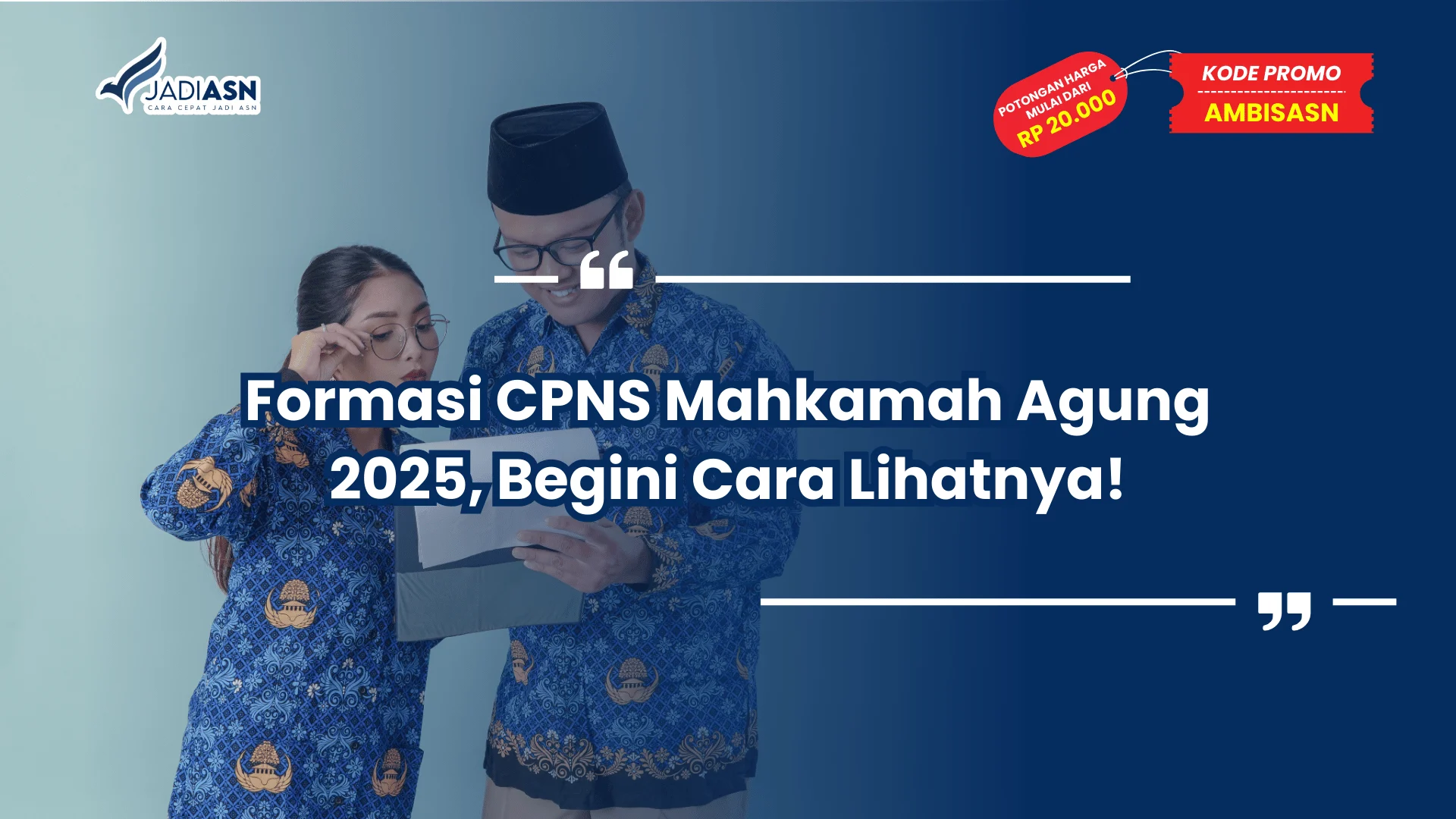 Formasi CPNS Mahkamah Agung 2025