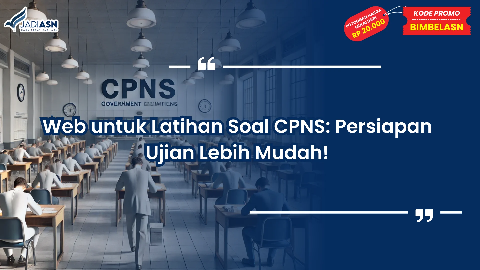 Web untuk Latihan Soal CPNS