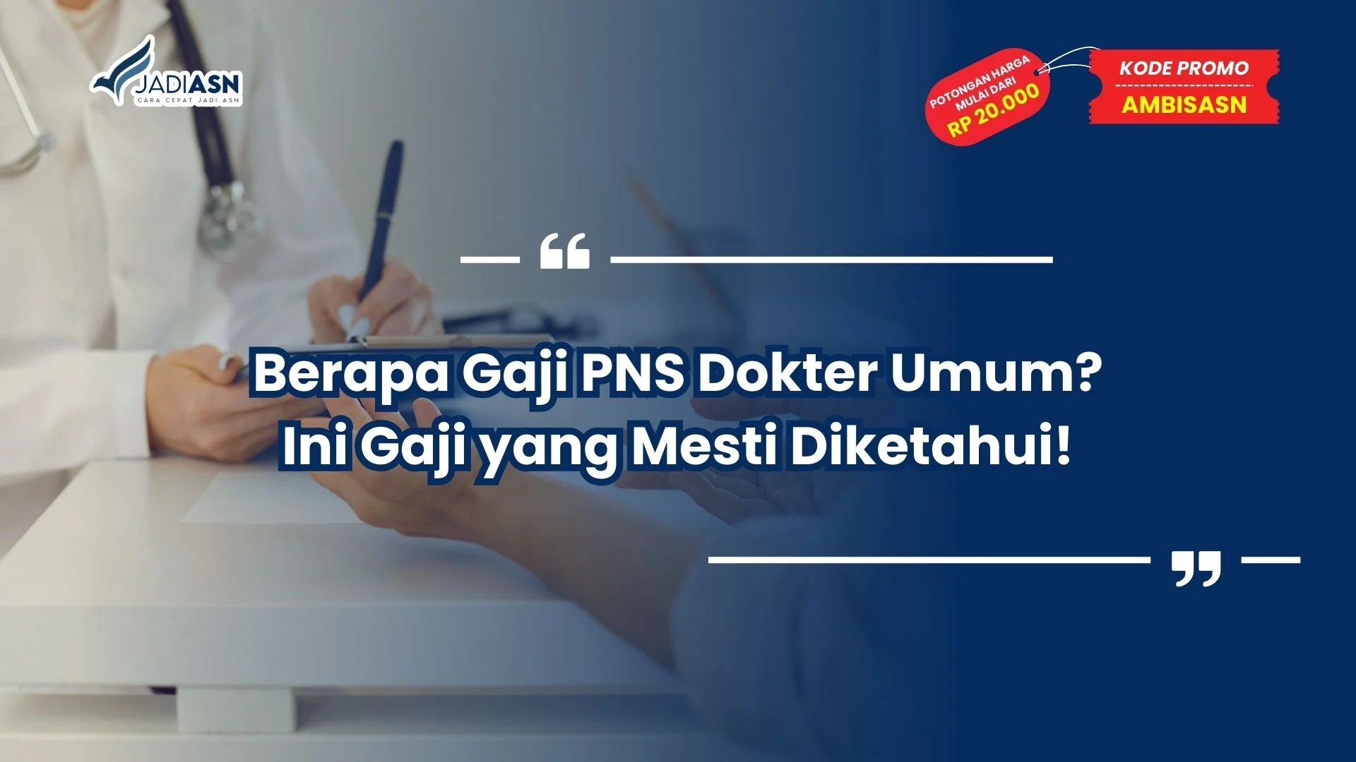 berapa gaji pns dokter umum