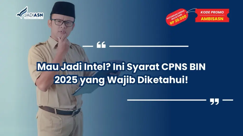 syarat cpns bin 2025