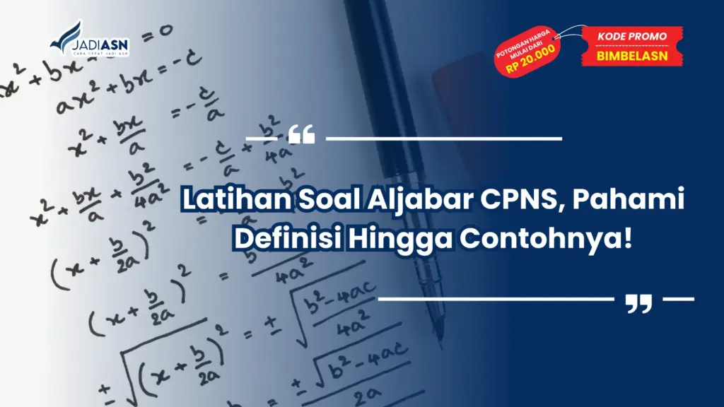 Latihan Soal Aljabar CPNS