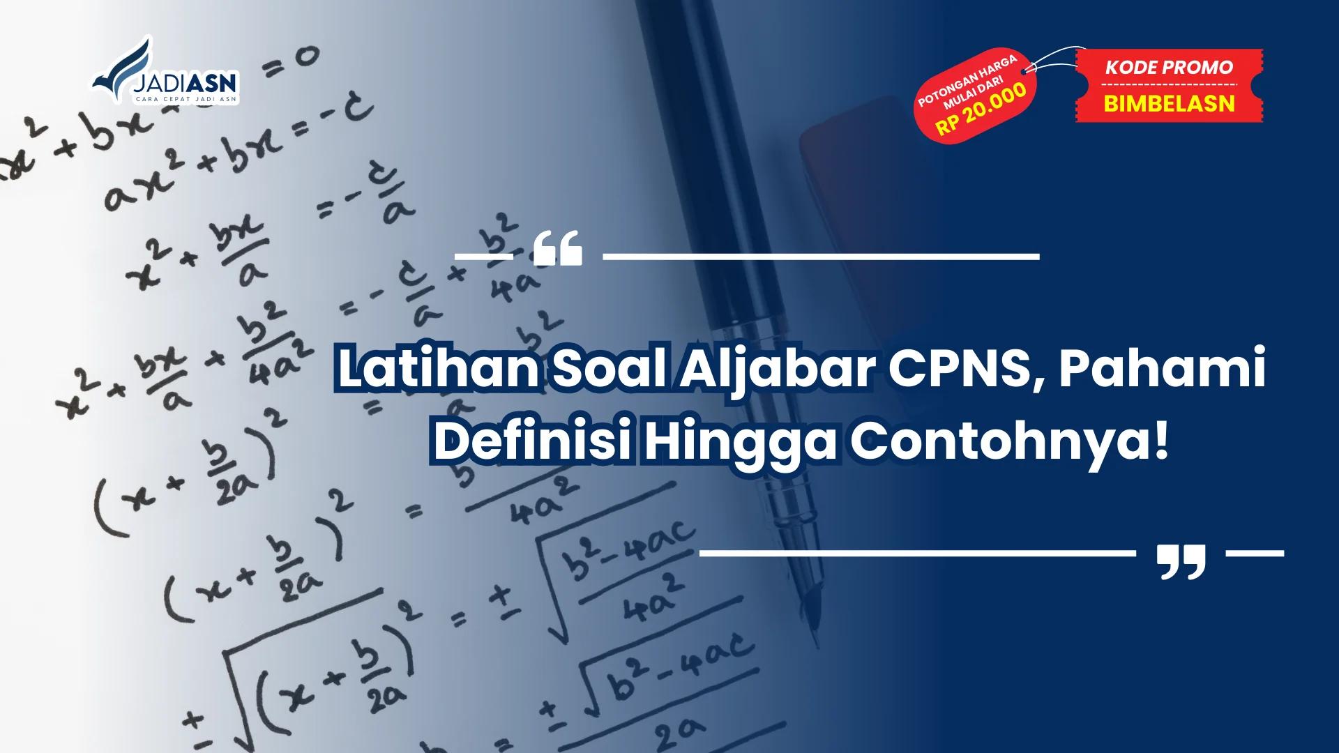 Latihan Soal Aljabar CPNS