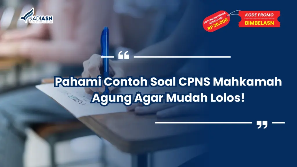 Contoh Soal CPNS Mahkamah Agung