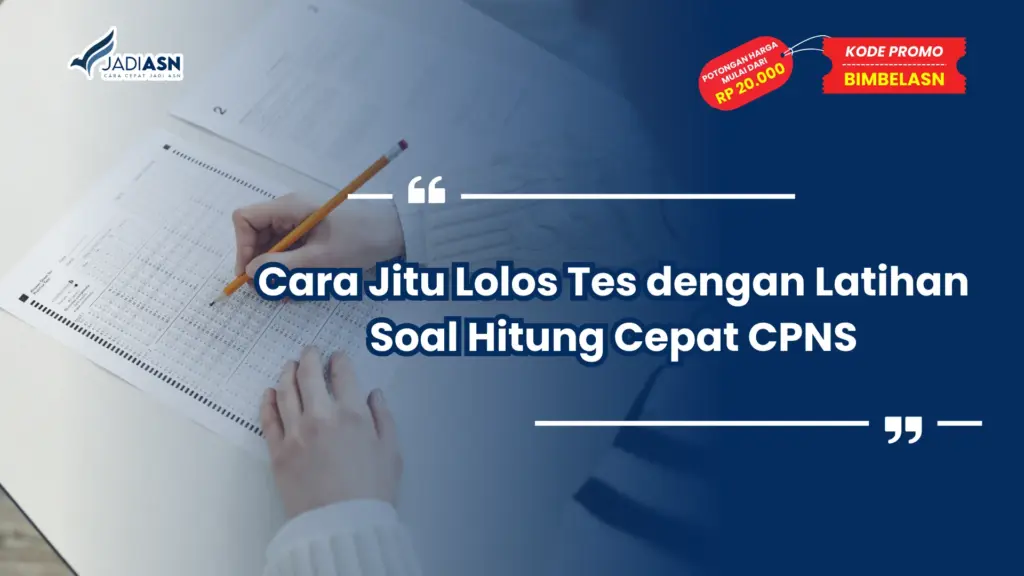 Latihan Soal Hitung Cepat CPNS