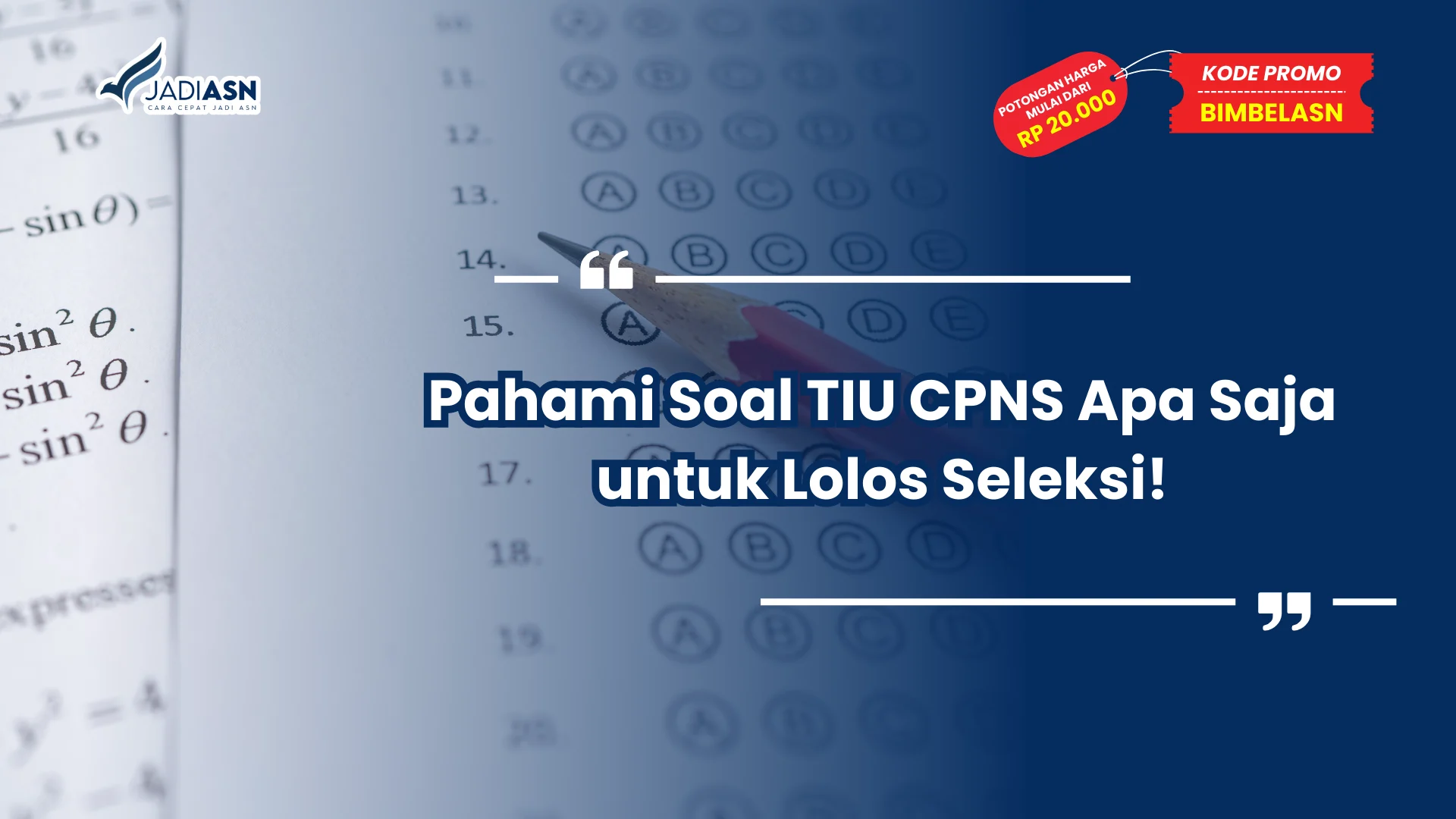 Soal TIU CPNS Apa Saja