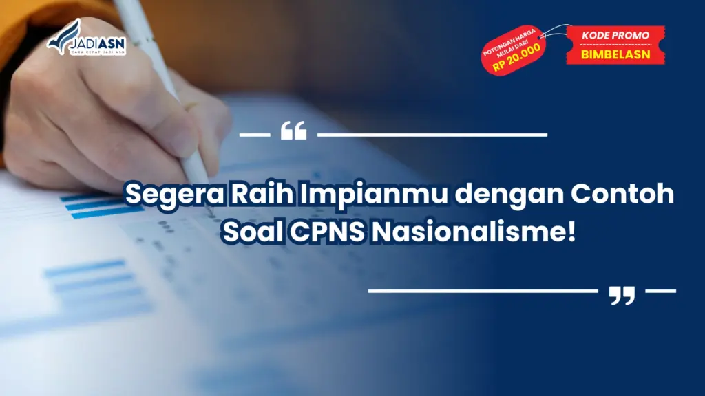 Contoh Soal CPNS Nasionalisme