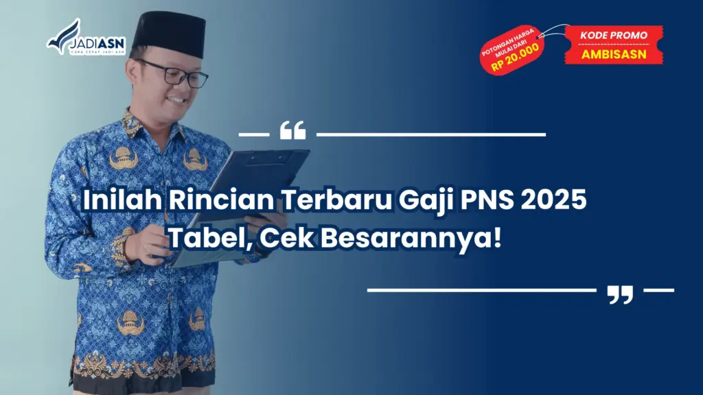 Gaji PNS 2025 Tabel
