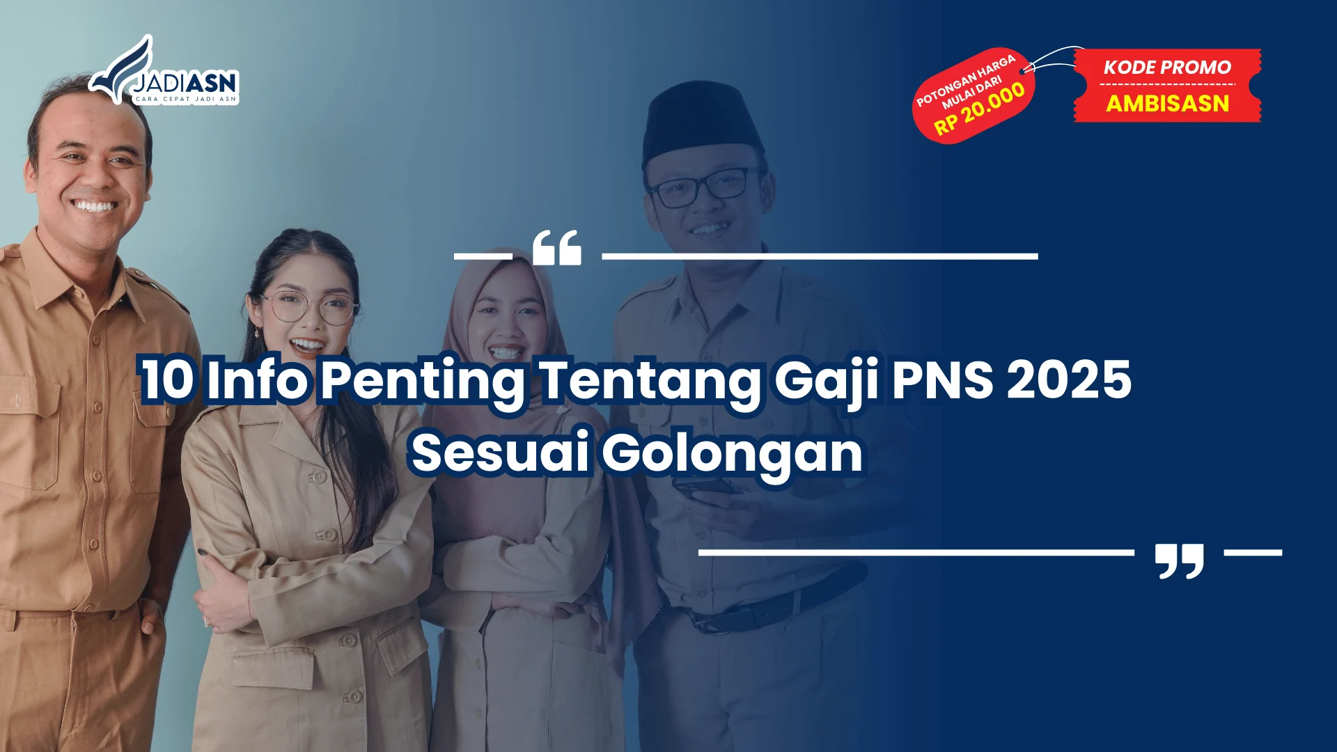 Gaji PNS 2025 Sesuai Golongan