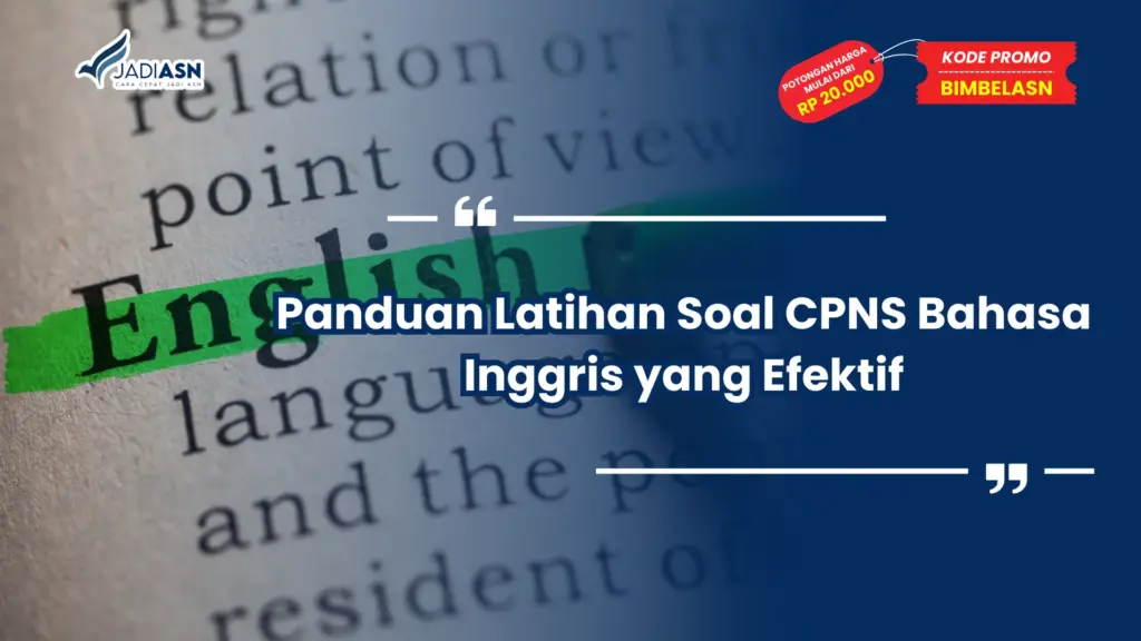 Latihan Soal CPNS Bahasa Inggris