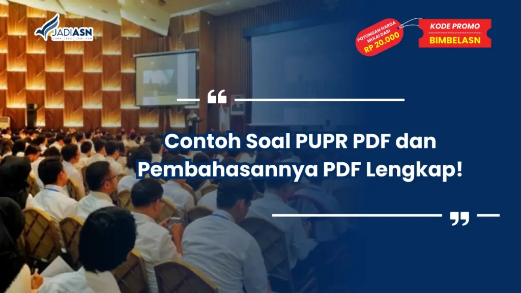 Contoh Soal PUPR PDF dan Pembahasannya PDF Lengkap!