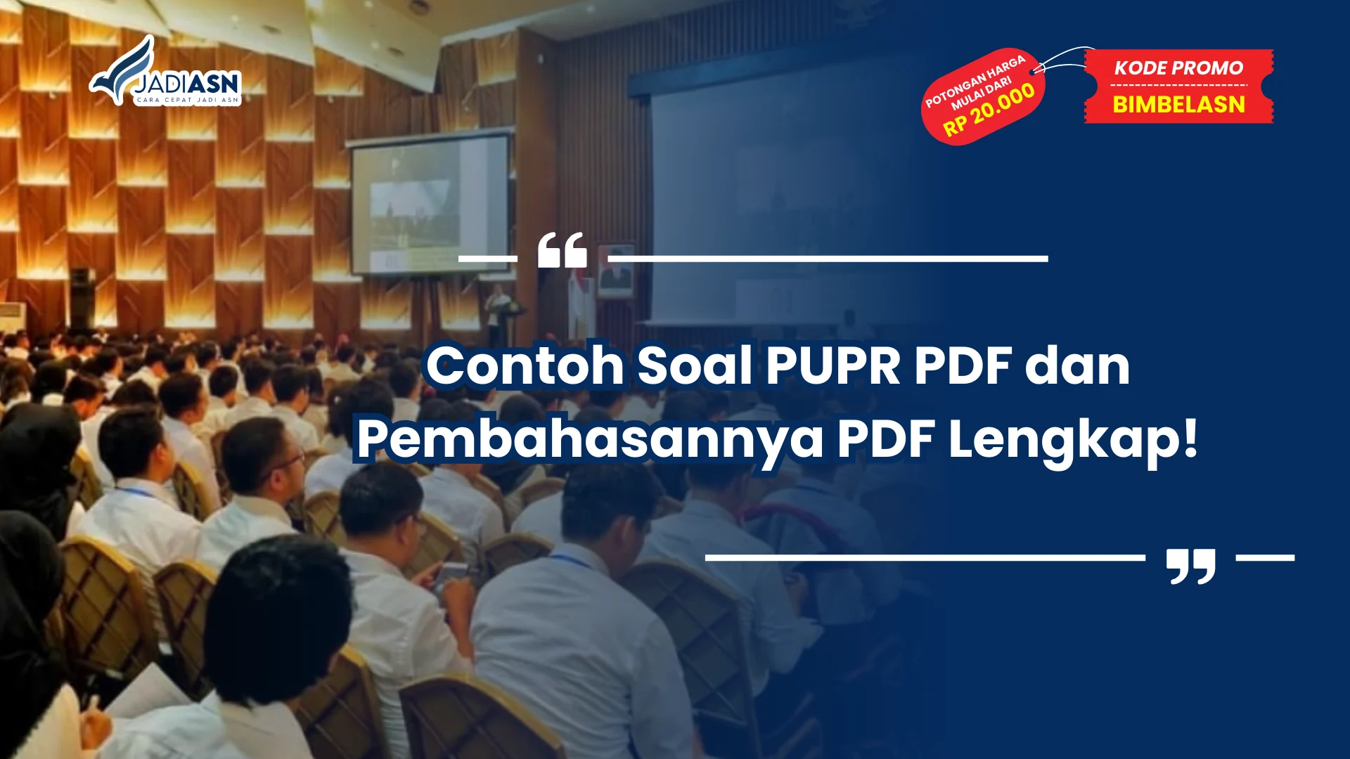 Contoh Soal PUPR PDF dan Pembahasannya PDF Lengkap!