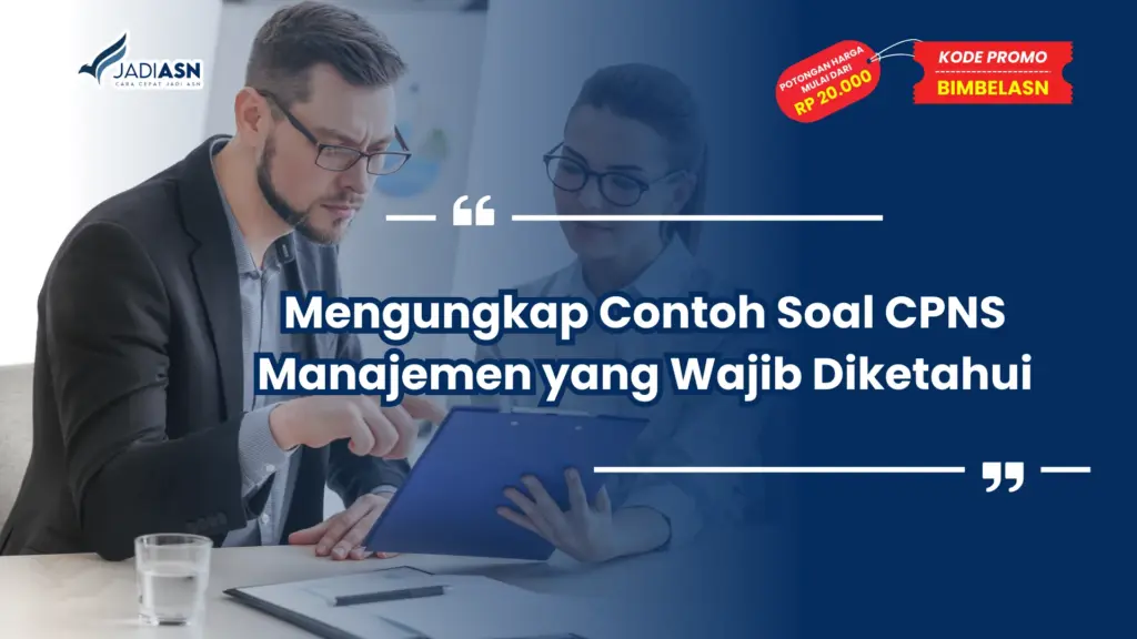 Contoh Soal CPNS Manajemen