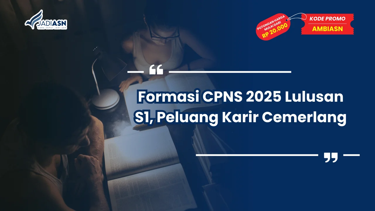Formasi CPNS 2025 Lulusan S1
