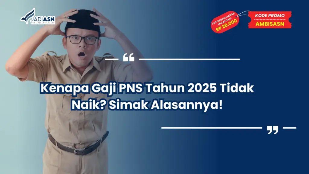 Gaji PNS Tahun 2025 Tidak Naik