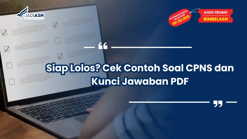 Contoh Soal CPNS dan Kunci Jawaban PDF