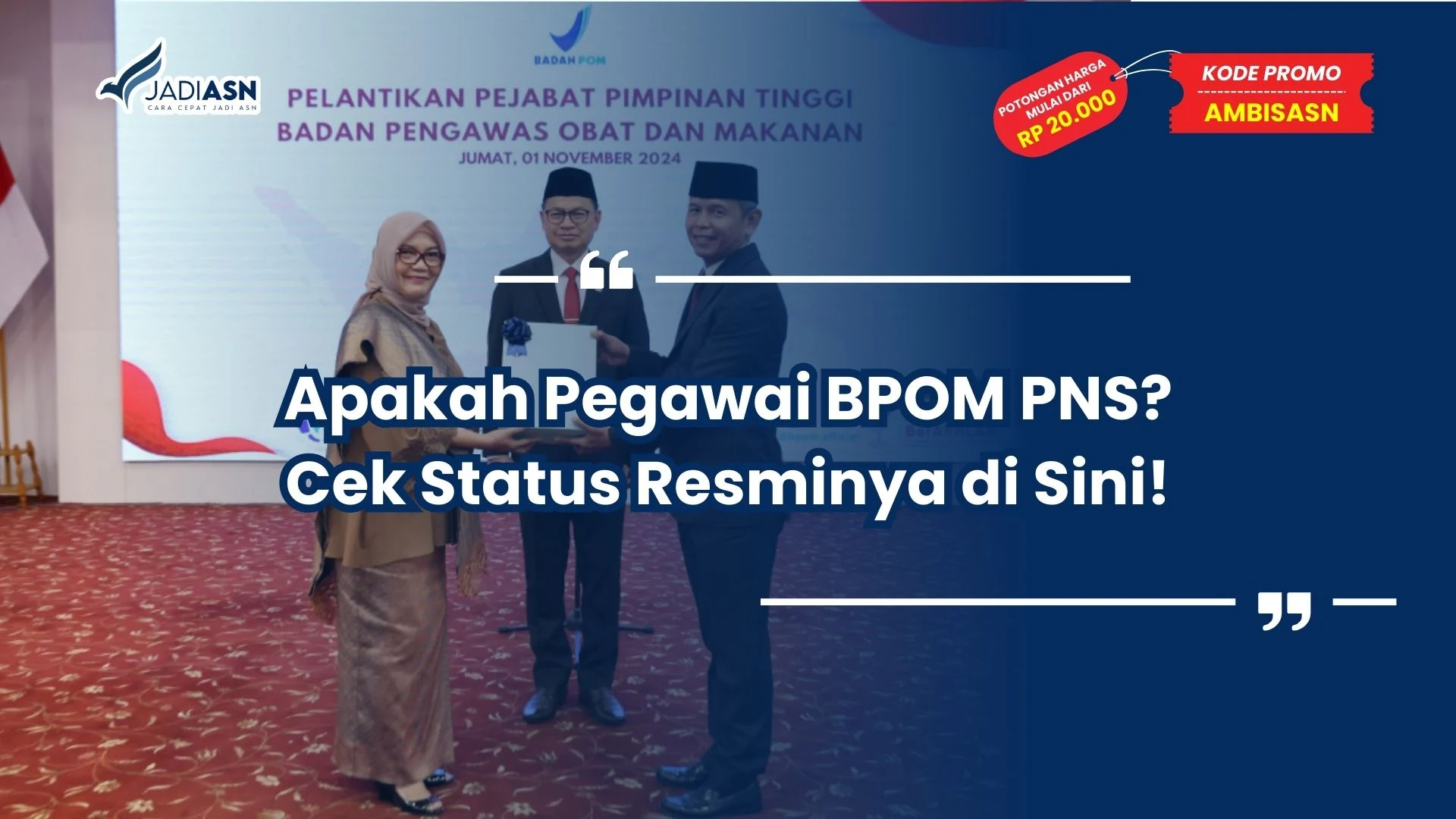 apakah pegawai bpom pns