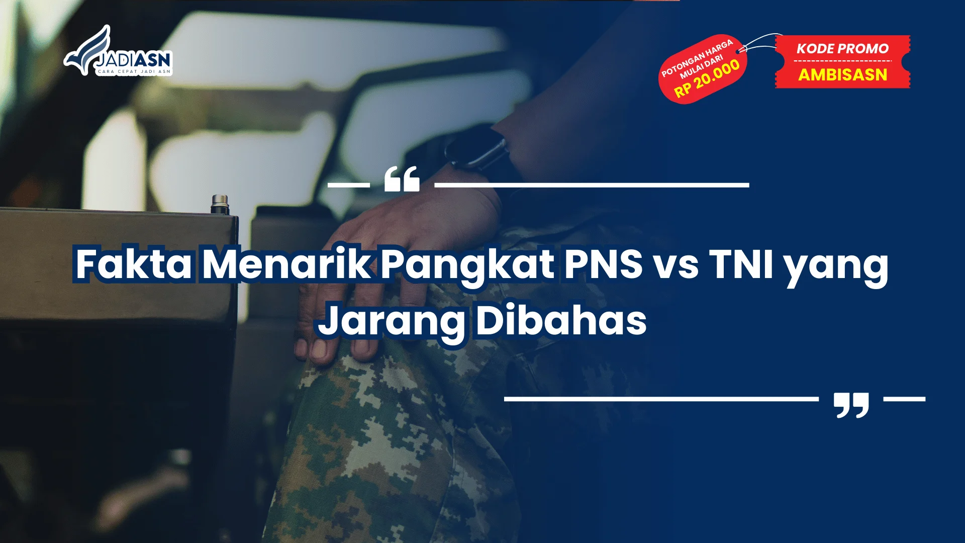 Pangkat PNS vs TNI