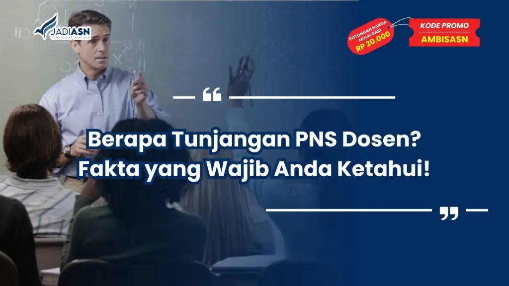 berapa tunjangan pns dosen