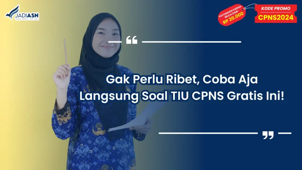 Soal TIU CPNS Gratis