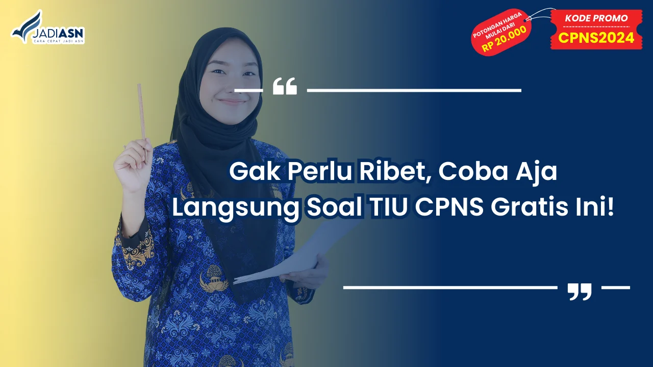 Soal TIU CPNS Gratis