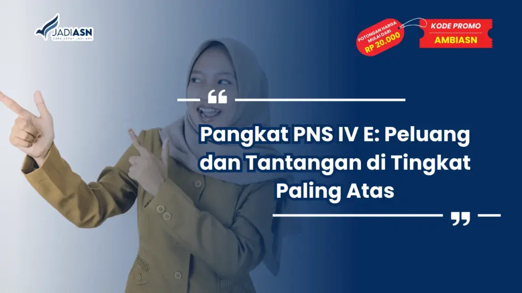 Pangkat PNS IV E