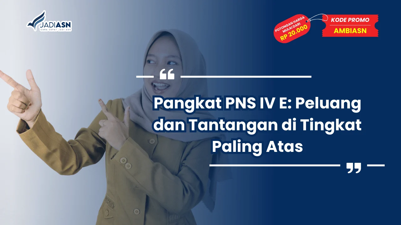 Pangkat PNS IV E