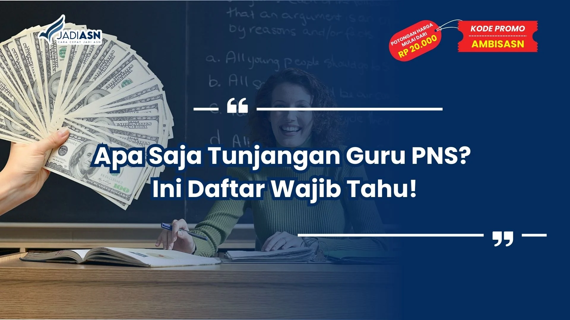 Apa Saja Tunjangan Guru PNS