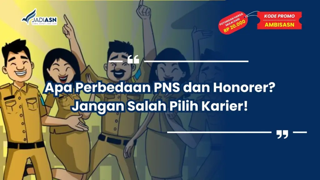 apa perbedaan pns dan honorer