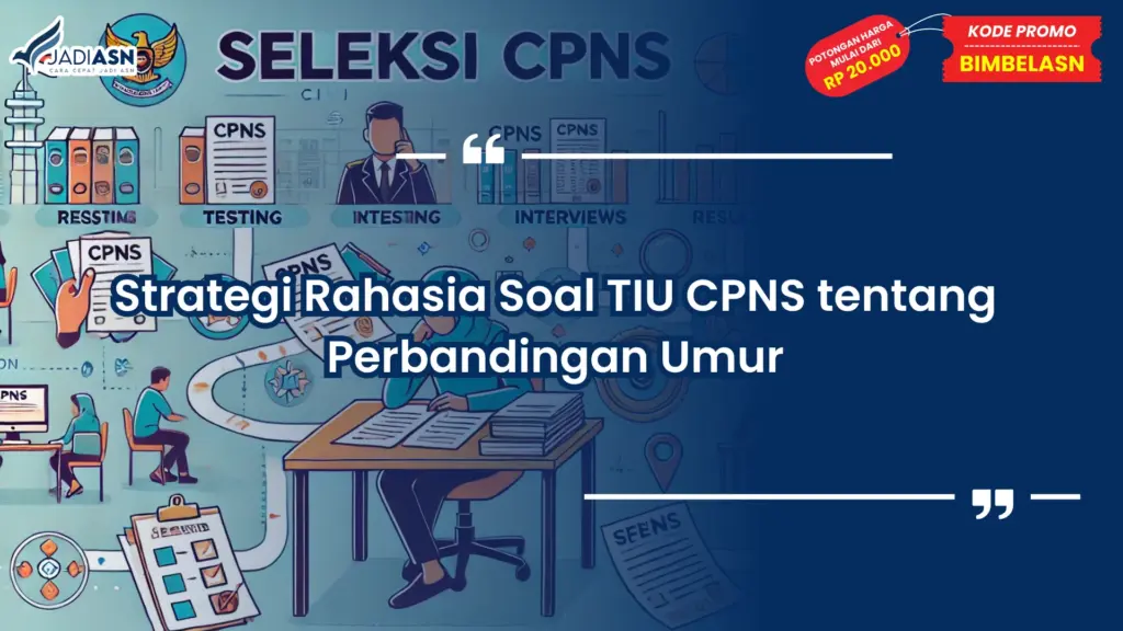 Soal tiu cpns perbandingan umur
